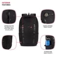 thumbnail image 3 of Mochila SwissGear Viibe I negra para portátil de 15 pulgadas, 3 of 6