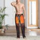 thumbnail image 2 of Balery Tree Hollow Meditating Giraffe Pantalones de pijama para hombre, pijama ultraligero, pantalón de descanso-Medium, 2 of 6