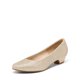thumbnail image 1 of Zapatos DREAM PAIRS Mila Tacón Bajo Grueso Dorado con Brillo Talla 9.5, 1 of 6