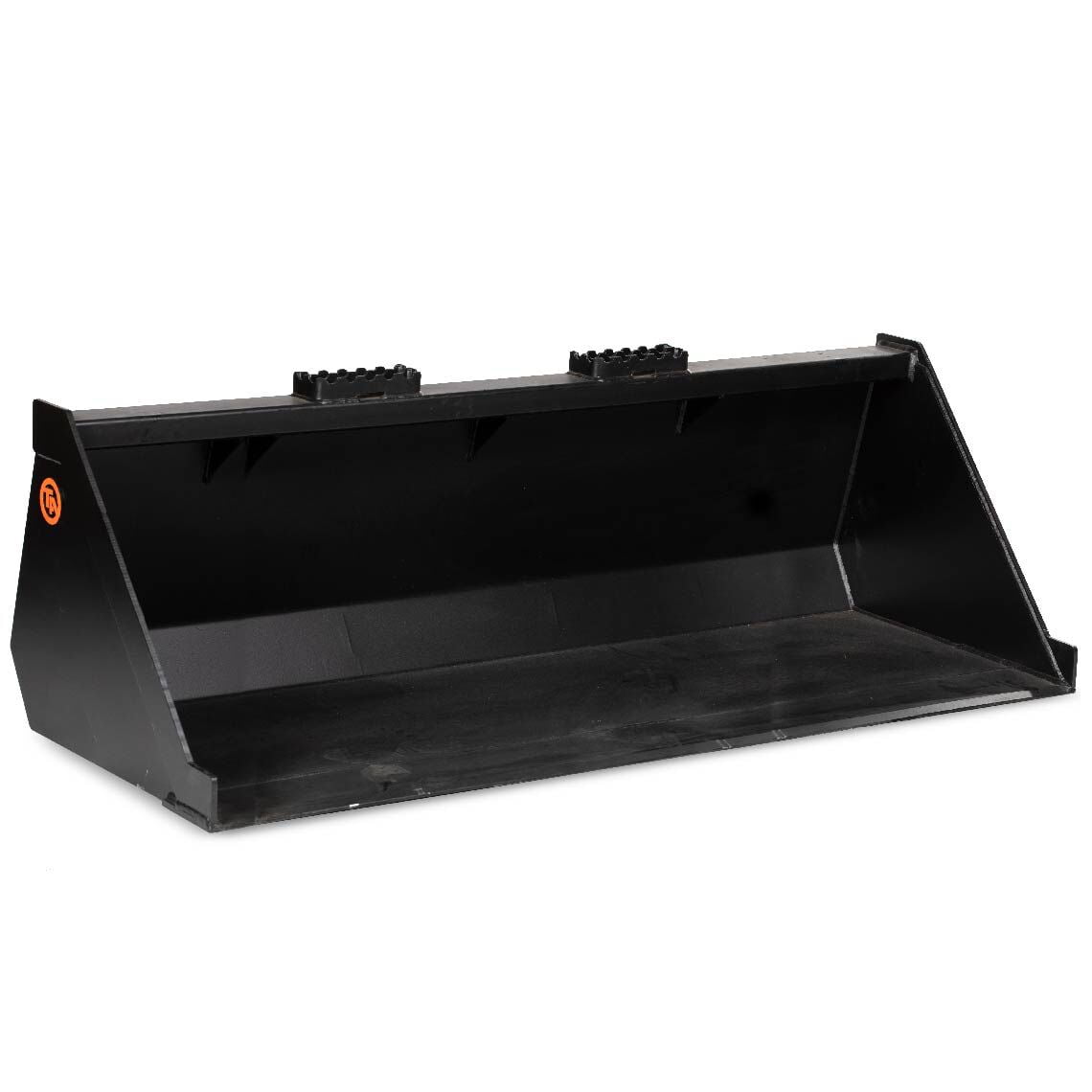 Titan Attachments 72" Skid Steer Dirt Bucket, Universal Quick Tach