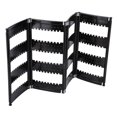 thumbnail image 2 of Organizador de joyas ANGGREK Soporte de exhibición de Aretes Plegable de 4 paneles Negro, 2 of 7