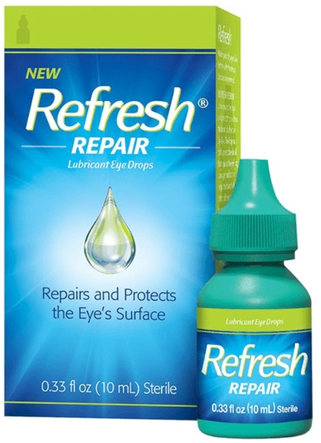 Refresh Optive Advanced Lubricant Eye Drops, Repairs & Protects the Eye