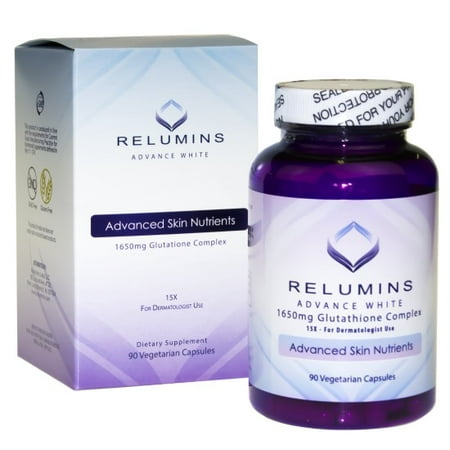 INJECTION  ALTERNATIVE!!! Relumins Advance White 1650mg 15x Glutathione (Best Glutathione Injection Brand 2019)