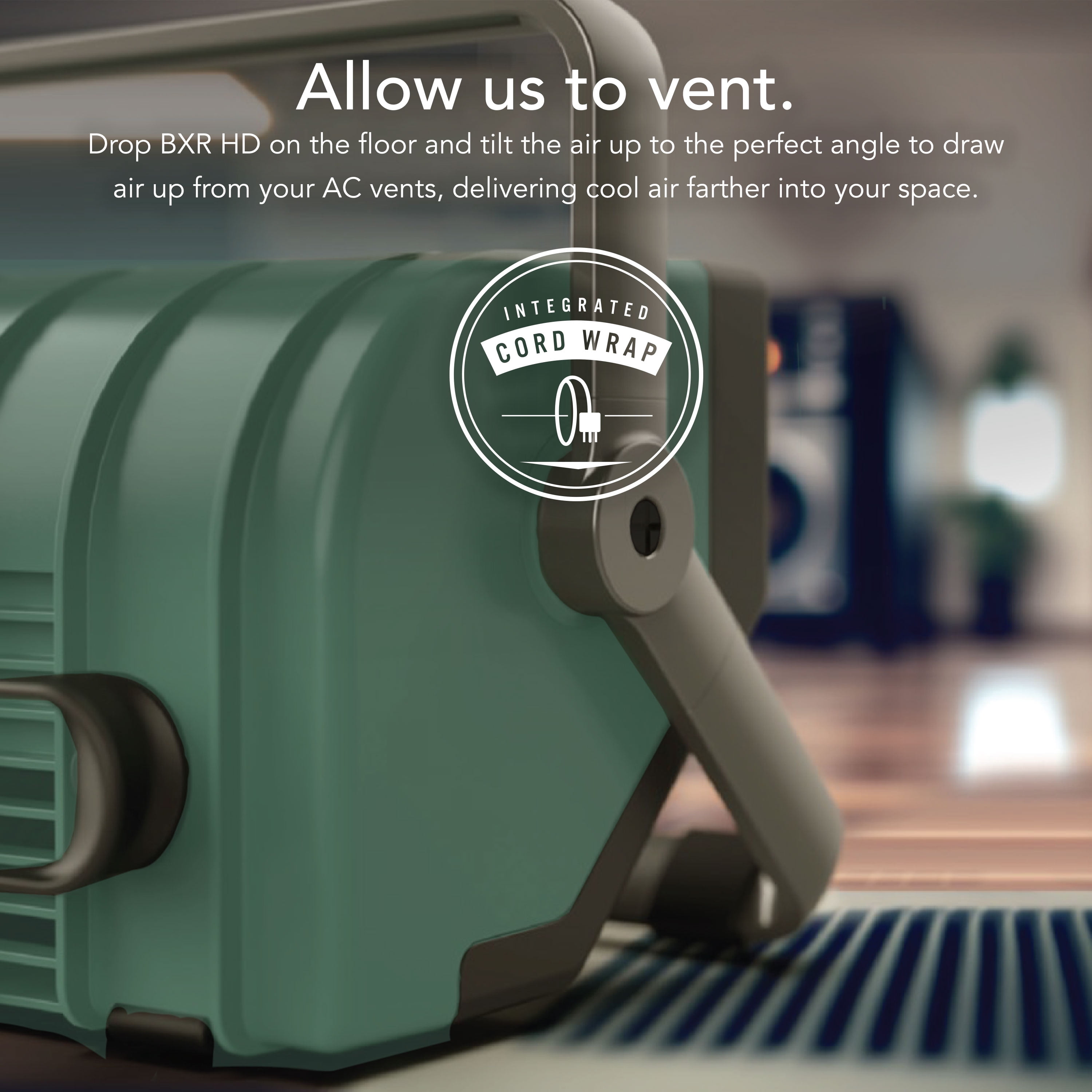 BXR HD Versatile Shop Circulator, Horizontal or Tower Fan for Garage, Workshop, and Home