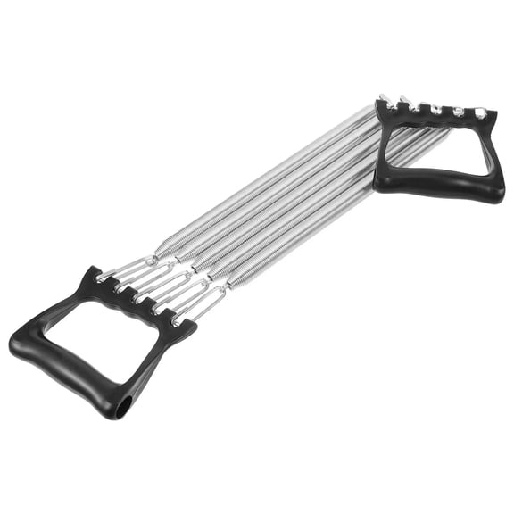 5-Level Adjustable Chest Expander up to 66 lbs Fitness Gym Equipment with Steel Buckle & Electroplated Springs