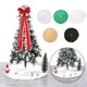 thumbnail image 5 of Kearding Manta con inferior para árbol de Navidad, atmósferas temáticas, alfombrilla para suelo de Navidad, fotografía, decoración de adorno Kits de decoración para fiestas Dorado Blanco Kearding HA065315-03, 5 of 6
