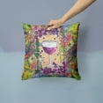 thumbnail image 2 of Caroline's Treasures 8616PW1414 Wine Fabric Decorative Pillow, 14HX14W, multicolor, 2 of 4