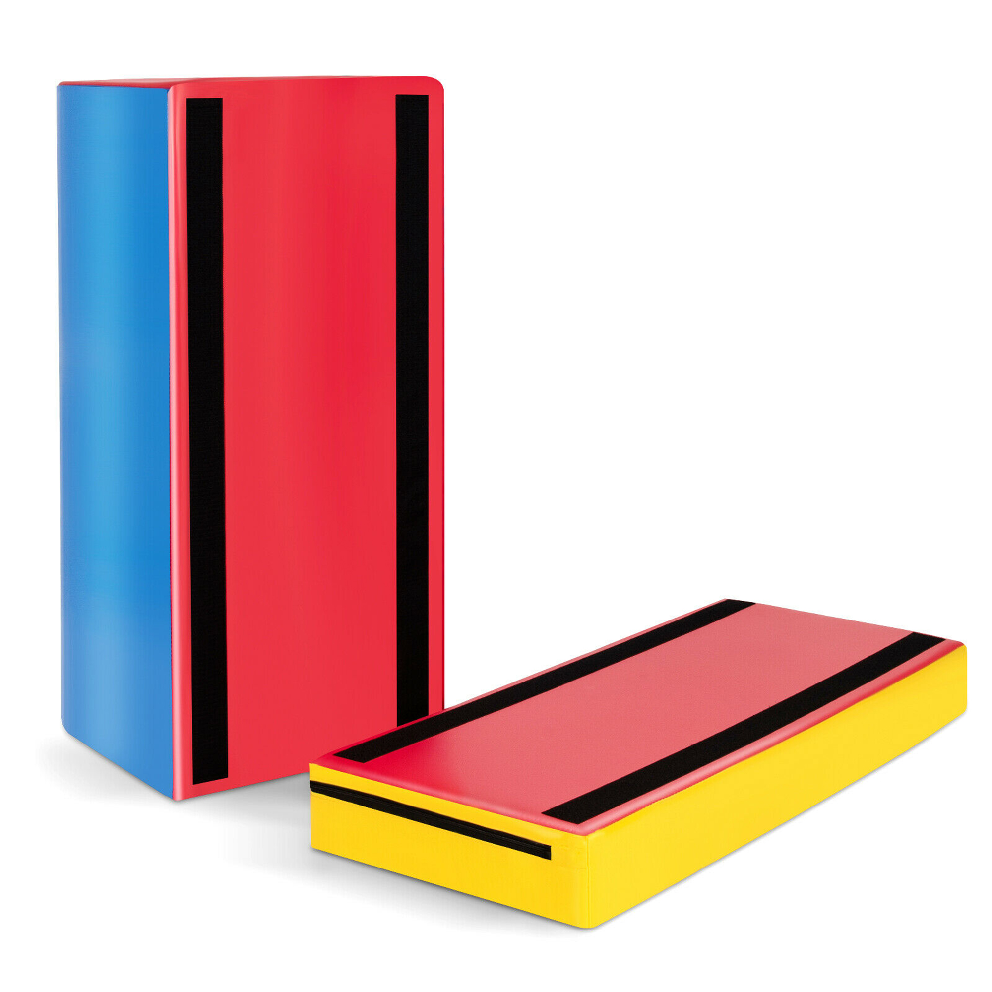 Gymax Gymnastics Mailbox Tumbling Aid Trainer Vaulting Mat w/Pad