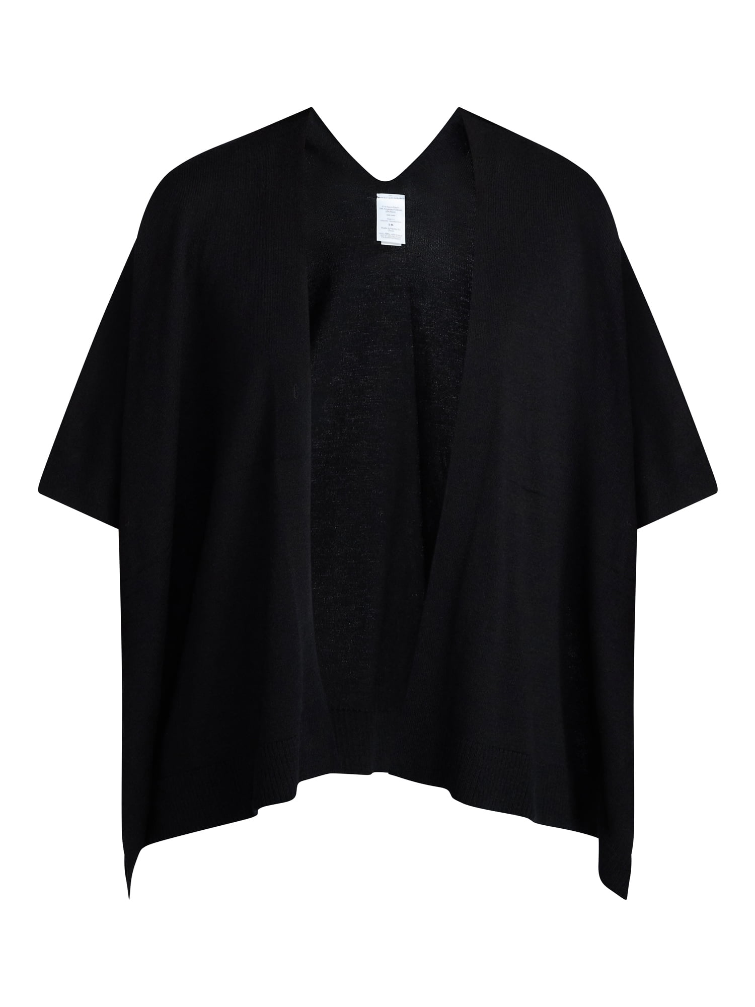 Time and Tru Women's Knit Wrap, Lightweight, Open Front, Sizes S/M-2XL/3XL, Fashion Cover-Up
