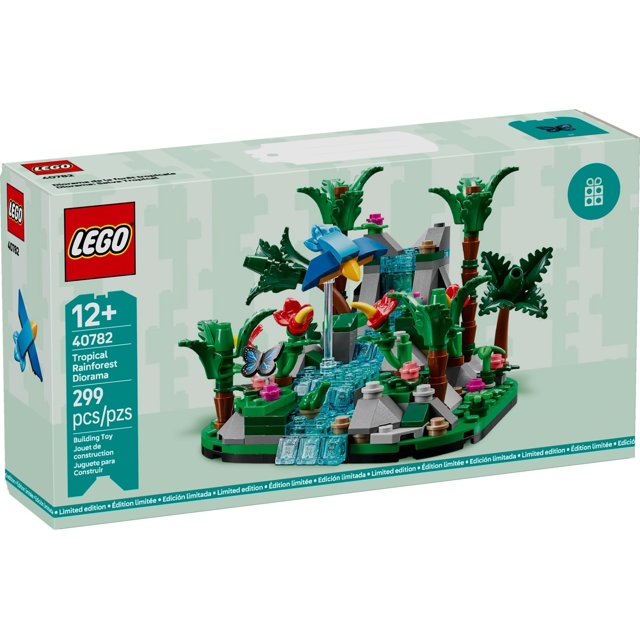 Set de edición limitada LEGO Tropical Rainforest 40782 de Diorama
