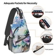 thumbnail image 4 of ZICANCN Crossbody Sling Bags for Women Men,Watercolor Painting Art Casual Shoulder Backpacks for Hiking Daypacks, 4 of 9