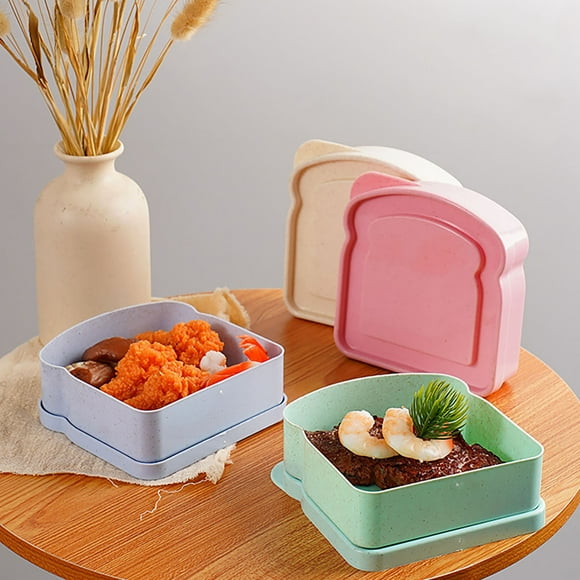 Wzzjkit Storage Sandwich Containers Kids or Adult Lunch 2L for on Go Meal Cooking Hot Rice Lunch Box