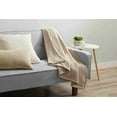 thumbnail image 3 of Sunbeam Royal Luxe Dove Gray Heated Throw Blanket  Adjustable Heat Settings, 3 of 6