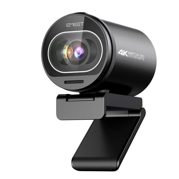 EMEET S600 Caméra Web 4K pour Diffusion en Continu - Capteur Sony 1/2,55 Pieds', Autofocus PDAF, 1080P@60FPS, 2 Micros Réduction de Bruit, Confidentialité Intégrée