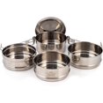 thumbnail image 2 of CABEN-4 Tier Stainless Steel Medium Tiffin Lunch Box, 2 of 4