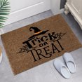 thumbnail image 6 of Halloween Theme Mat, Halloween Door Mat Home Decorations, Non-Slip Pumpkin Welcome Doormat for Front Door, Indoor Outdoor Fall Rug for Home Kitchen Floor Halloween Decor, 16 X 24 Inch, 6 of 8