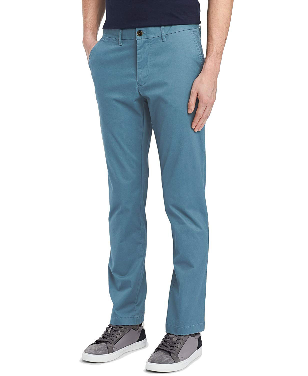 Veeg worst musical Tommy Hilfiger Men's Stretch Slim-Fit Chino Pants (China Blue, 31x30) -  Walmart.com