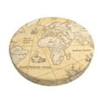 thumbnail image 2 of Lsque World Map Round Bar chair cushion covers Velvet Fabric Premium Comfort Protects from Scratches and Stains for 14-17 Inch Chair- 14 inch, 2 of 7