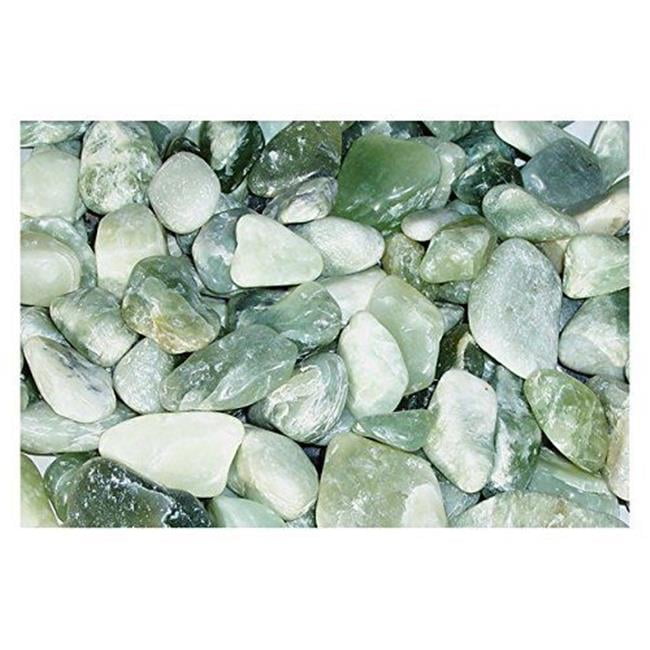 Exotic Pebbles EPAPJ201030 20 lbs Polished Jade Pebbles