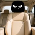 thumbnail image 5 of Ghost Face Headrest Covers, 2PCS Stretchy Seat Headrest Protector, Scary Covers for Cars, Funny Cover for Auto, Truck, Vehicle, SUV, Washable Elastic Fabric, Interior Accessories (Style-H), 5 of 6