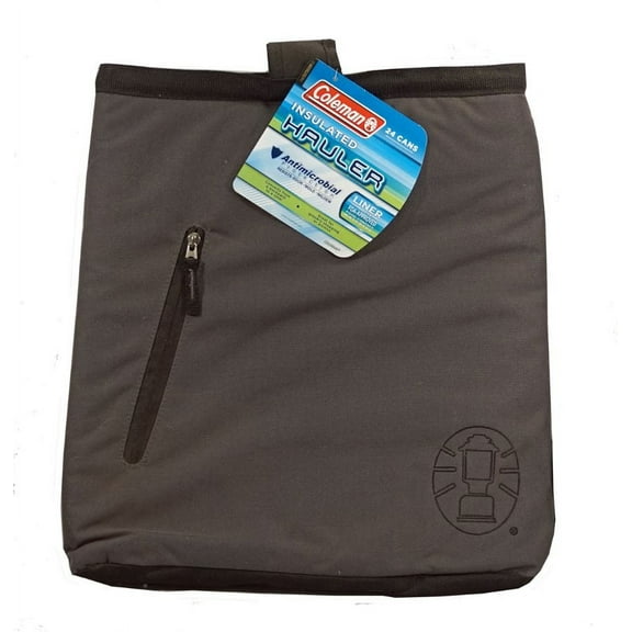 Coleman Insulated Hauler 24 Can Cooler Gray - Converts from a backpack to a tote