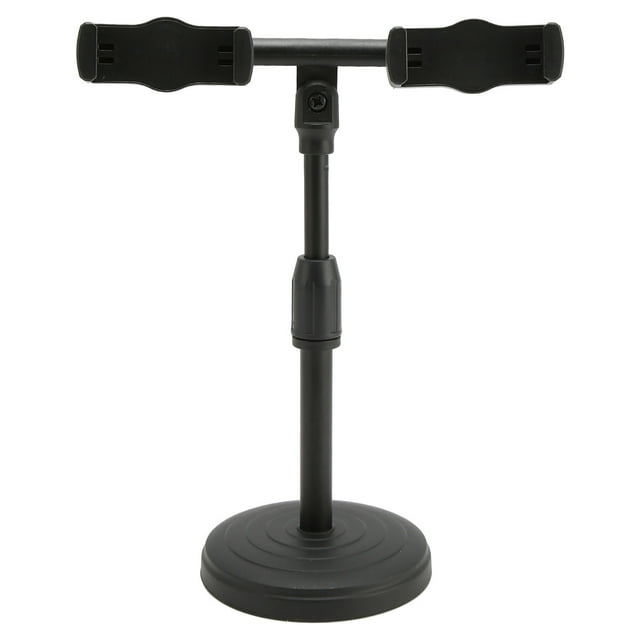 Soporte Para Teléfono Móvil De Escritorio, Soporte Para Teléfono De Altura Ajustable, Metal, Antiarañazos, Manos Libres, Teléfonos Duales Compatibles Con Transmisión En
