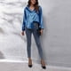 thumbnail image 2 of Blusa de manga larga de seda satinada,Camisa de manga larga para mujer Camisa con cuello vuelto para mujer Camisa de manga larga para mujer Salida de alta intensidad, 2 of 8