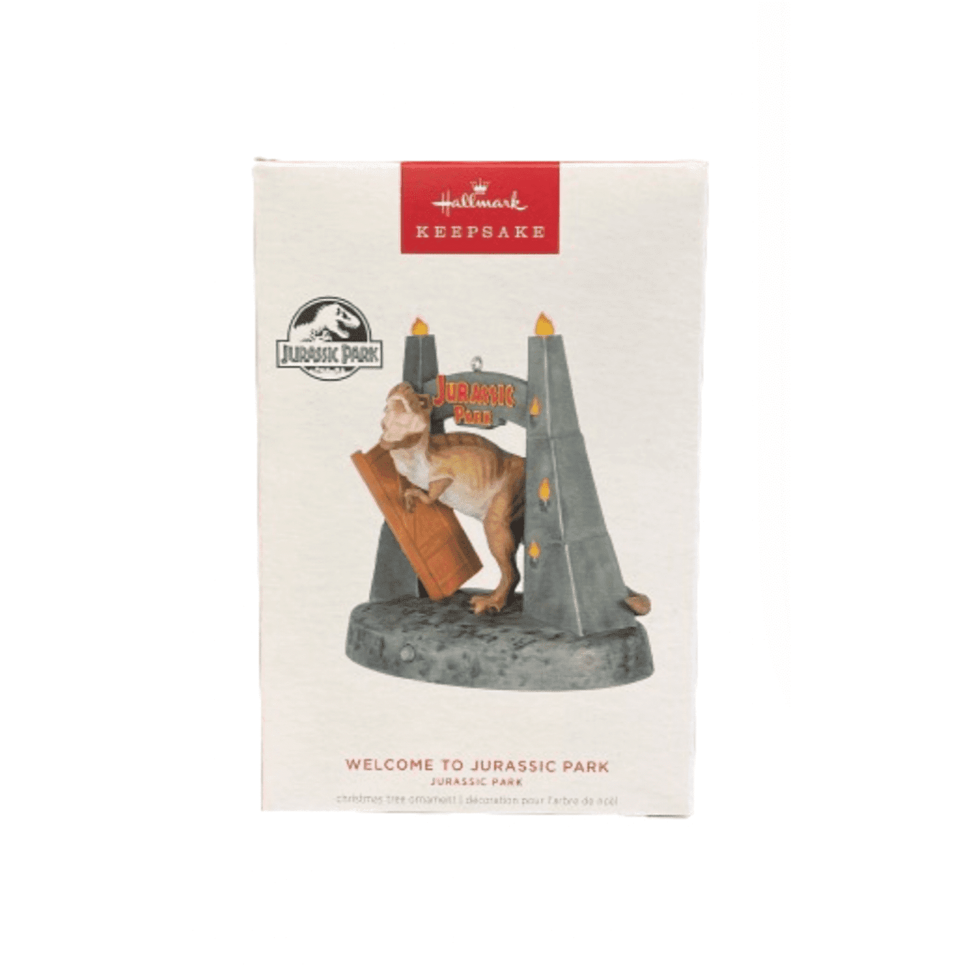 Hallmark 2024 Keepsake Jurassic Park Welcome to Christmas Ornament New with Box