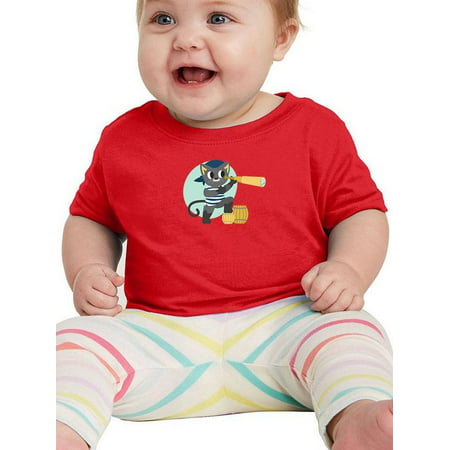 

Pirate Cat With A Telescope T-Shirt Infant -Image by Shutterstock 12 Months