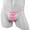 Pink, variant on Mensg Strings and Thongs,Thongs,G-string Panties,Breathable,Cooling,Solid,Low Waist,Polyester,White,Free Size