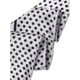 thumbnail image 6 of INSPIRE CHIC Women's Square Kerchief Floral Leopard Polka Dots Striped Print Neck Scarf Shawl White Dots 19.68 x 19.68'', 6 of 7