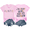 Pink, variant on I'm Just Here For My Nephew Shirt V Neck Auntie T-Shirt Funny Aunt Shirts Unisex