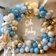thumbnail image 5 of Kit de arco de guirnalda de globos para fiesta de cumpleaños de niño, globo de látex azul maca, decoración para baby shower, suministros de decoración para bodas, 5 of 5