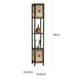 thumbnail image 3 of Copper Grove  Arans Infinity Heart Shelf 64-inch Espresso Floor Lamp Espresso Black, 3 of 3