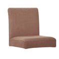 thumbnail image 3 of Funda protectora para silla de comedor, funda protectora Universal para muebles de oficina, Protector exterior, funda giratoria, suministros para el hogar, Chocolate, 2 paquetes Eigraketly HA012490-09, 3 of 5