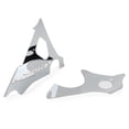 thumbnail image 3 of ZS Chrome Motorcycle Engine Side Covers Frame Fillers Keyhole For Suzuki BOULEVARD M109R/INTRUDER M1800R / VZR1800 Aluminum, 3 of 5