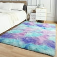 Softlife Rainbow Floor Rugs for Kids/Toddler Playroom, Fluffy and