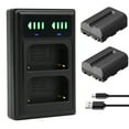 thumbnail image 3 of Battery Charging Station, Portable Smart Micro USB Interface Plastic Dual , Outdoor Activities DC 5V Charging For Camera, 3 of 8