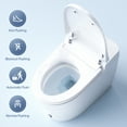 thumbnail image 4 of HOROW Luxury Smart Toilet, with Bidet Built-in, Automatic, Auto Open/close Lid, Heated Bidet Seat, 4 of 16