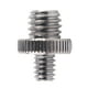 thumbnail image 1 of Adaptador de tornillo metálico roscado de 1/4" macho a 3/8" macho para trípode de cámara DSLR SLR, 1 of 10