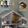 thumbnail image 4 of 2-Tier Kids Bookshelf and Toy Storage with Toy Storage & Motion Sensor Light, 36.6" Wide Wooden Bookcase for Nursery, Playroom & Bedroom, Storage Cabinet with Anti-Tip Device, Easy Assembly, 4 of 7