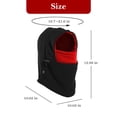 thumbnail image 6 of Kids Balaclava Face Mask, AYAMAYA Winter Windproof Hat Ski Mask for Cold Weather, Full Face Cover Warm Fleece Ski Mask Neck Warmer for Skiing Cycling, 6 of 7