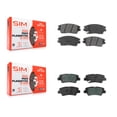 thumbnail image 1 of SIM Front Rear Semi-Metallic Brake Pads Kit for Car 2017-2020 Hyundai Elantra 1.6L KSM-100471, 1 of 8