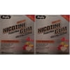 Nicorette Rugby Regular Coated Nicotine Polacrilex Nicotine Gums Twin Pack with Free Audio CD, 4mg Fruit 200 Count