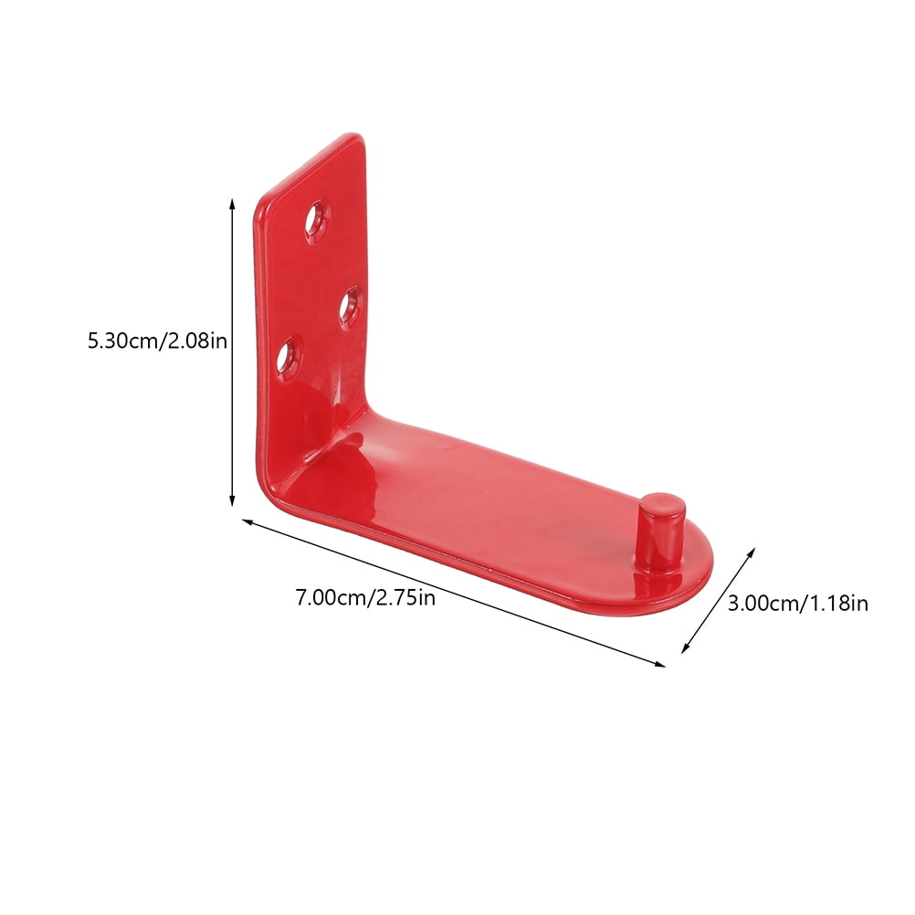OUNONA 8 Pcs Mounting Fire Extinguisher 7.00X5.30X3.00CM Red