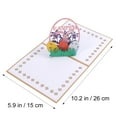 thumbnail image 2 of USHOBE Easter Celebration Greeting Cards 1Set Beige 3D Cutout Design For, 2 of 8