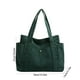 thumbnail image 3 of Bolso Tote De Lona Para Mujer, Bolso De Hombro De Gran Capacidad, Bolso Tipo Cubo Resistente, Amplio Compartimento Principal, Bolso Versátil Para Uso Diario, Bolso De Mano Robusto Y Práctico., 3 of 8