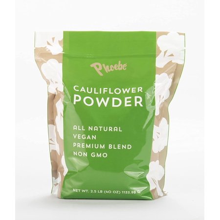 Phoebe Cauliflower Powder 2.5 Lb (40 Oz) All Natural, Vegan, Non-Gmo Certified