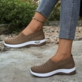 thumbnail image 2 of oqasdz Women Casual Shoes Breathable Mesh Slip On Lightweight Walking Shoes with Thick Soft Sole for Everyday Comfort Versatile Outdoor Summer, 2 of 7