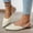 Beige, variant on KEVCHE Chinese Style Embroidered Chunky Low Heel Shoes for Women, European American Slingback Sandals with Pointed Toe, Soft Sole Flats for Women